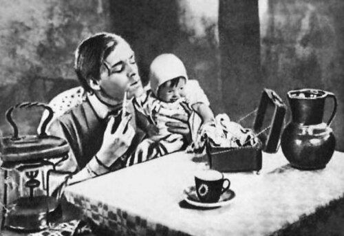 House in the Snow-Drifts