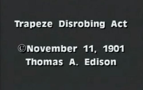 Trapeze Disrobing Act