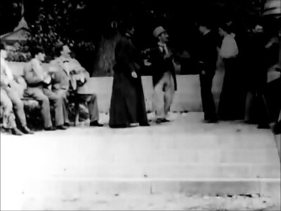 Comic Encounter in the Djurgården